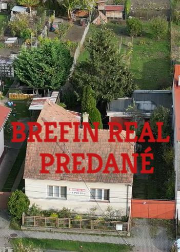 BREFIN REAL-PREDANÉ-RD 108 m2, pozemok 1015 m2, 2 x garáž,