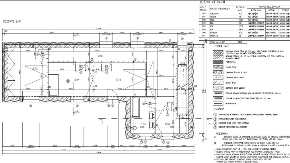 5i RD-170 m2,, 2 x kuchyňa, 2 x kúpeľňa, 3 x WC, 2 x sklad, 3 x parkovisko, pozemok 483 m2