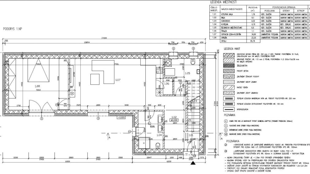 5i RD-170 m2,, 2 x kuchyňa, 2 x kúpeľňa, 3 x WC, 2 x sklad, 3 x parkovisko, pozemok 483 m2