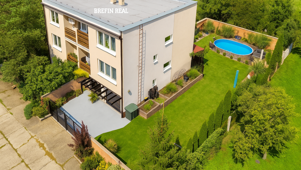 Ideálne spojenie PRIESTOR, KOMFORT, SÚKROMIE - 6-izb. RD vo Vajnoroch | bazén | garáž | 232 m²