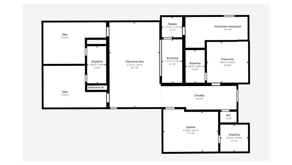 NADŠTANDARTNÝ a MODERNÝ 188 m2, 5-izbový DOM