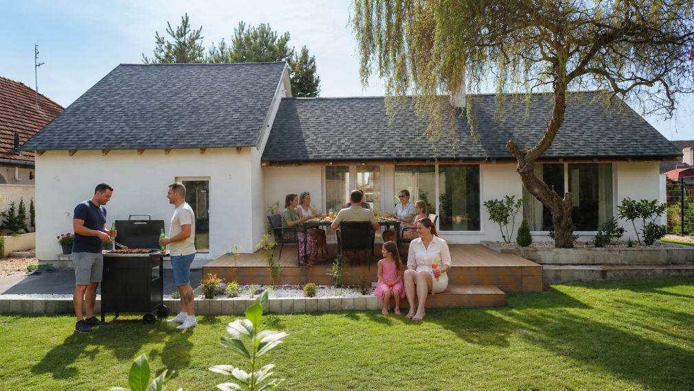 Štýlový 120 m2 ENERGETICKY úsporný DREVODOM s bazénom, POZEMOK 800 m2, pri lese