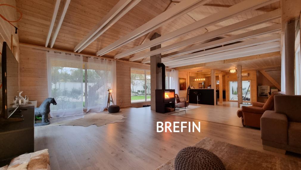 Štýlový 120 m2 ENERGETICKY úsporný DREVODOM s bazénom, POZEMOK 800 m2, pri lese