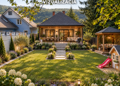 POKOJ a PRÍRODA-JAR-JESEŇ-spoločný ČAS na DVORE-1020 m2 - fotografia 12