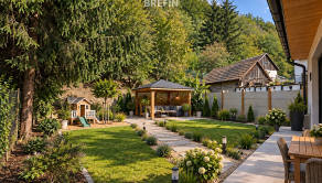 POKOJ a PRÍRODA-JAR-JESEŇ-spoločný ČAS na DVORE-1020 m2 - fotografia 9