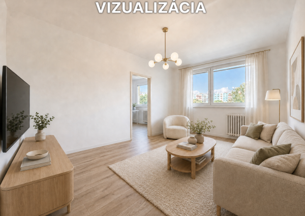 2 izbový byt 48,59 m² so samostatnou garážou Lotyšská Podunajské Biskupice