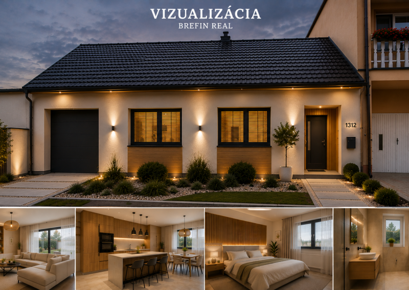 3-izbový rodinný dom s garážou a pozemkom 703 m² – Stupava